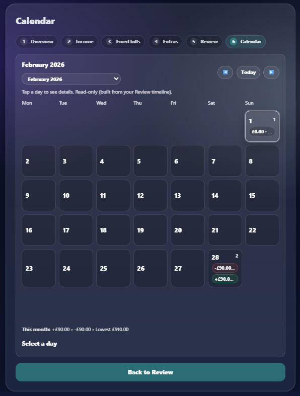ClearAhead Pro calendar
