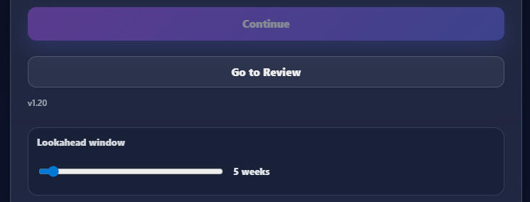 ClearAhead Pro slider